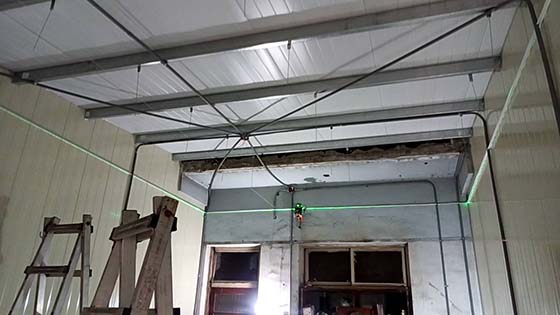 彰化和美輕鋼架天花板安裝施工