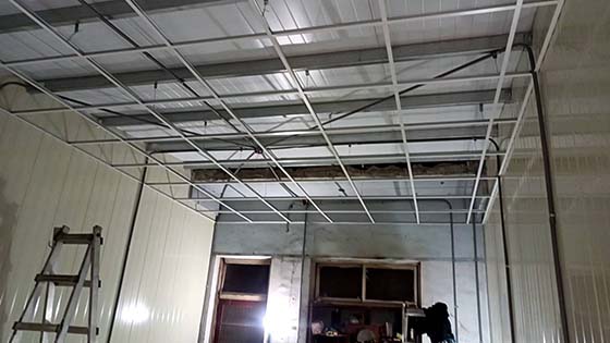 彰化和美輕鋼架天花板安裝施工