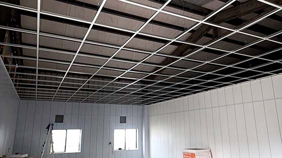 彰化伸港輕鋼架天花板安裝施工